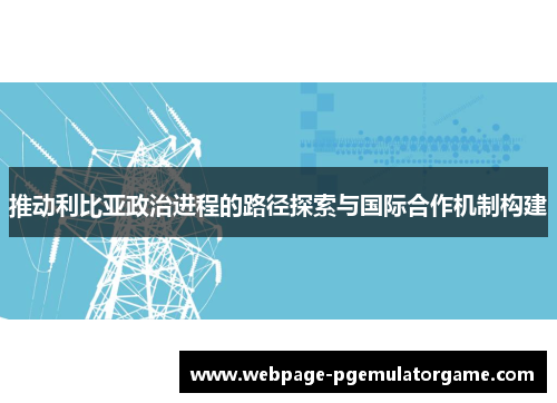 推动利比亚政治进程的路径探索与国际合作机制构建