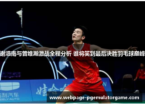 谢浩南与曾维瀚激战全程分析 谁将笑到最后决胜羽毛球巅峰