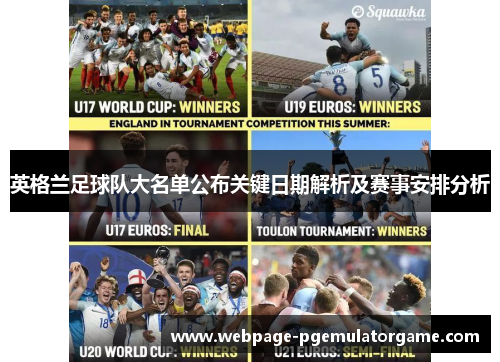 英格兰足球队大名单公布关键日期解析及赛事安排分析